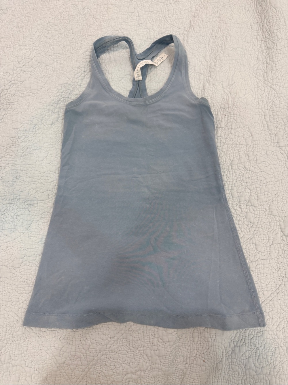 Lululemom Blue Racerback Tank Top